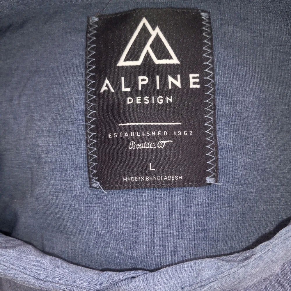 Alpine Design men's hiking breathable lightweight men's button down shir… - Picture 5 of 6